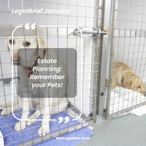 Estate Planning: Remember your Pets!